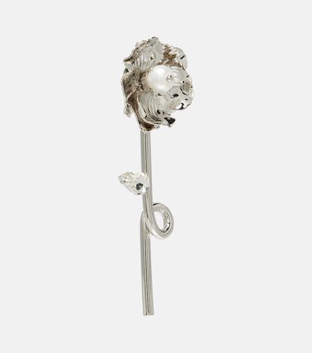 Orecchini con perle bijoux e cristalli - Simone Rocha - Modalova