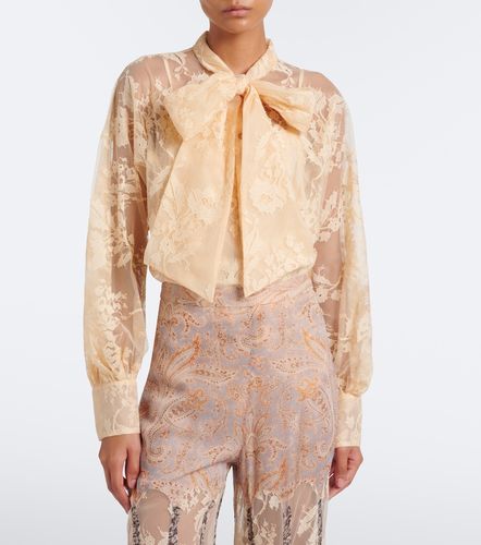 Blusa Valiant de encaje con lazada - Zimmermann - Modalova