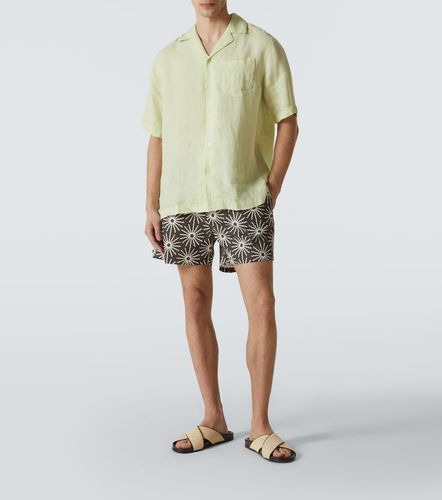 Camicia bowling Angelo in lino - Frescobol Carioca - Modalova