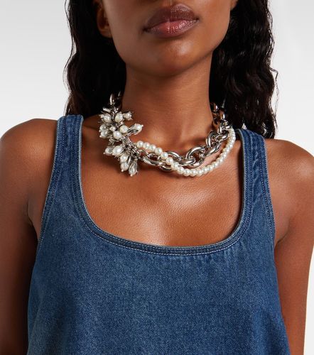 Miniabito in denim distressed - Simone Rocha - Modalova