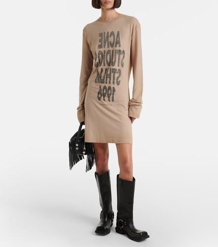 Abito corto in jersey di cotone - Acne Studios - Modalova