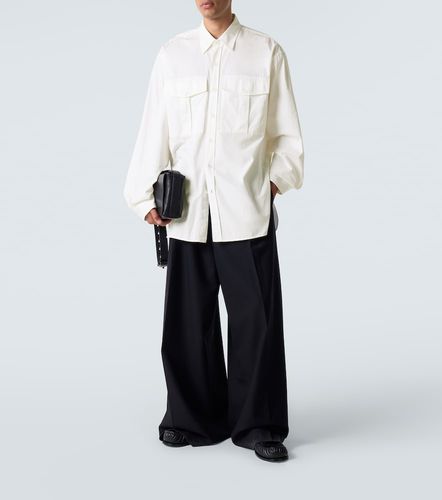 Camicia oversize in twill di cotone - Dries Van Noten - Modalova