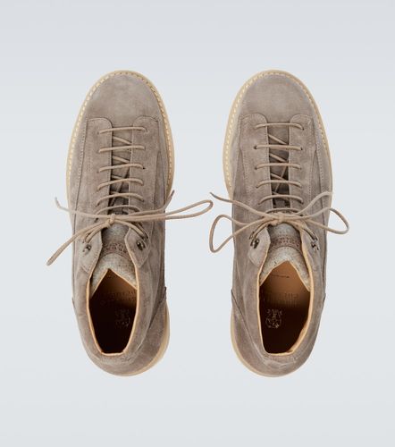 Stivaletti in suede - Brunello Cucinelli - Modalova