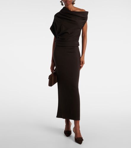Mabel one-shoulder wool maxi dress - Staud - Modalova