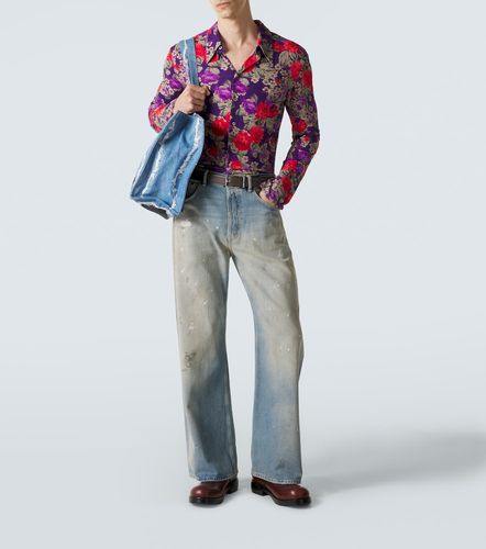 Camicia con stampa floreale - Acne Studios - Modalova