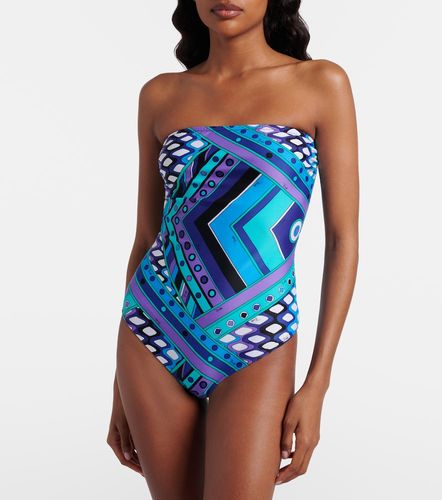 Pucci Vivara strapless swimsuit - Pucci - Modalova