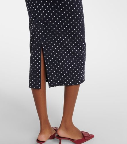 Polka-dot jersey midi skirt - Max Mara - Modalova