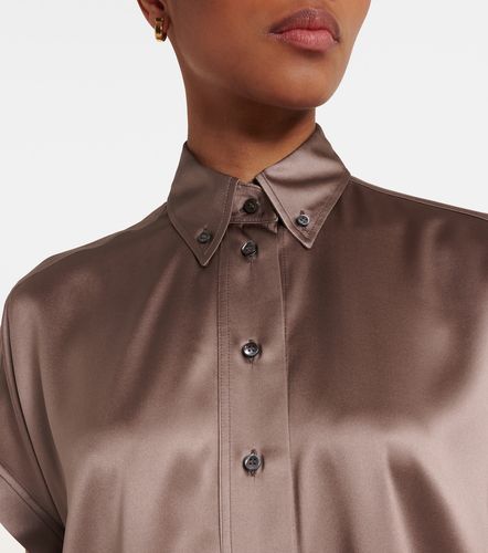 Brunello Cucinelli Silk-blend shirt - Brunello Cucinelli - Modalova