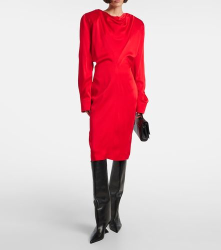 Stella McCartney Abito midi in raso - Stella McCartney - Modalova