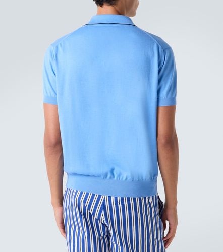 Tom Ford Polo in cotone e seta - Tom Ford - Modalova