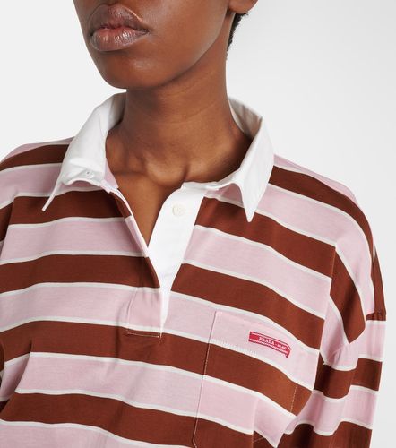 Polo cropped de jersey de algodón - Prada - Modalova