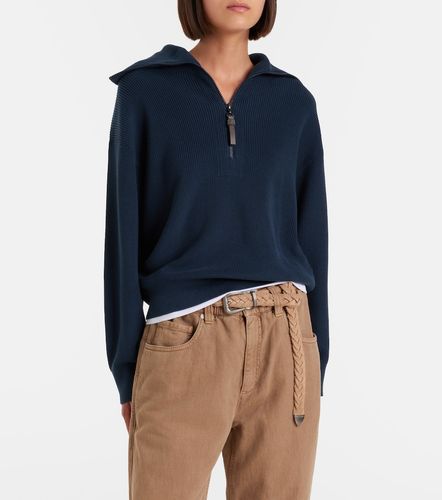Jersey de algodón con cuentas Monili - Brunello Cucinelli - Modalova