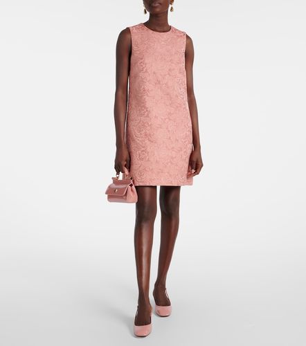 Abito corto in jacquard - Dolce&Gabbana - Modalova
