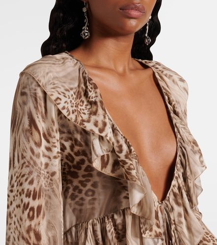 Blumarine Top de gasa estampado - Blumarine - Modalova