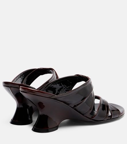 Mules con cuña 75 de charol - Dries Van Noten - Modalova