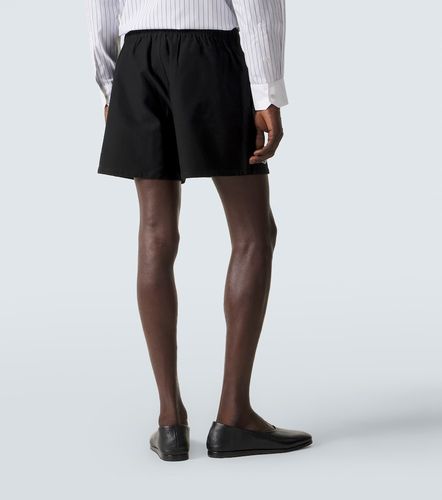 Shorts in twill di cotone con logo - Bode - Modalova