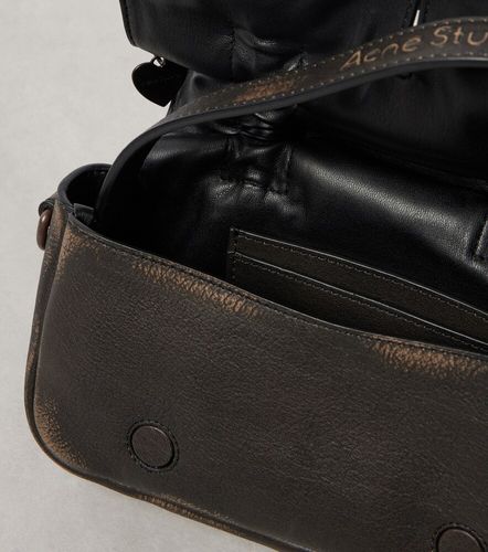 Borsa a spalla Micro in pelle con fiocco - Acne Studios - Modalova