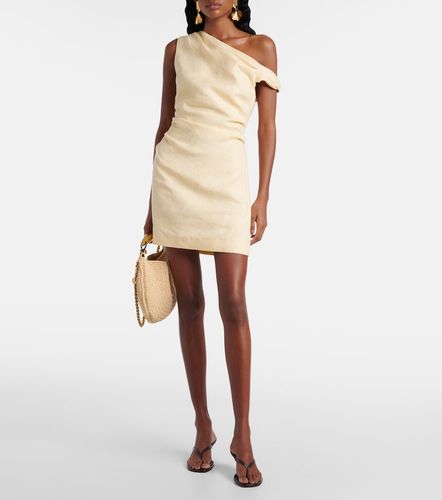 Iris one-shoulder linen minidress - SIR - Modalova