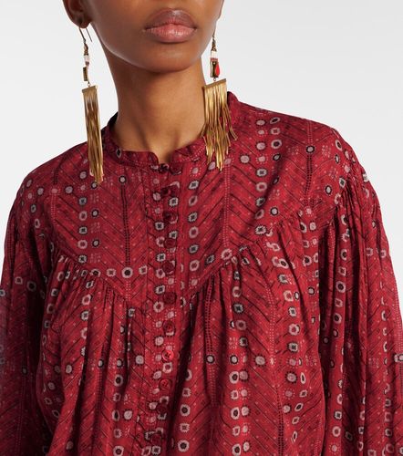 Blusa Salika de algodón estampada - Marant Etoile - Modalova