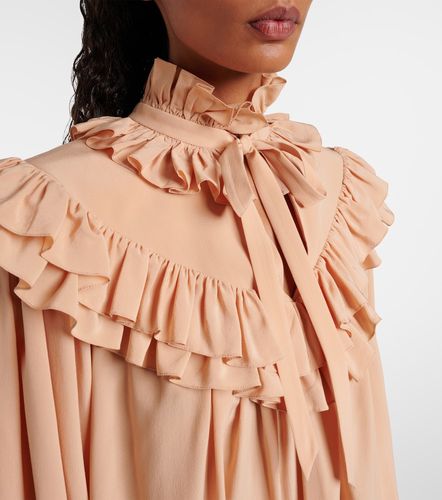 Chloé Blusa in seta crêpe de chine - Chloe - Modalova