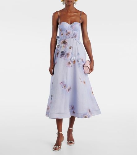Vestido bustier Hypnotic de lino y seda - Zimmermann - Modalova