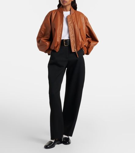 Bomber cropped Cocoon in pelle - Givenchy - Modalova