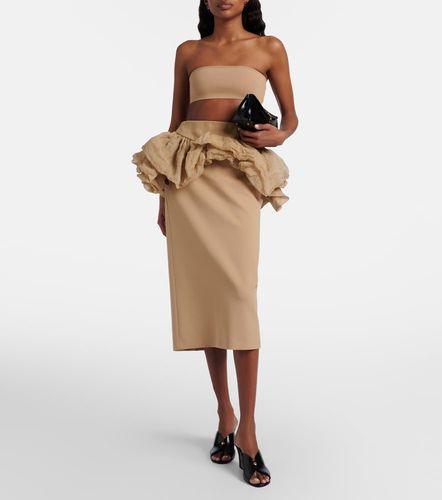 Gonna a matita Baccano con peplo - Max Mara - Modalova