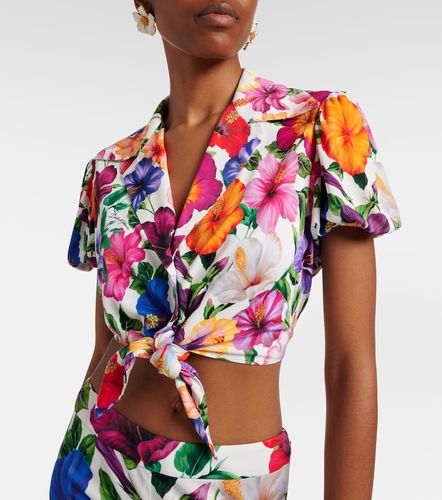 Dolce&Gabbana Floral crop top - Dolce&Gabbana - Modalova