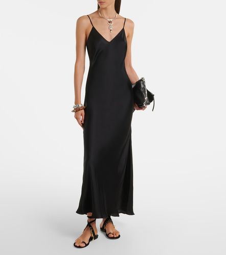 Abito lungo Nevana in satin - Isabel Marant - Modalova