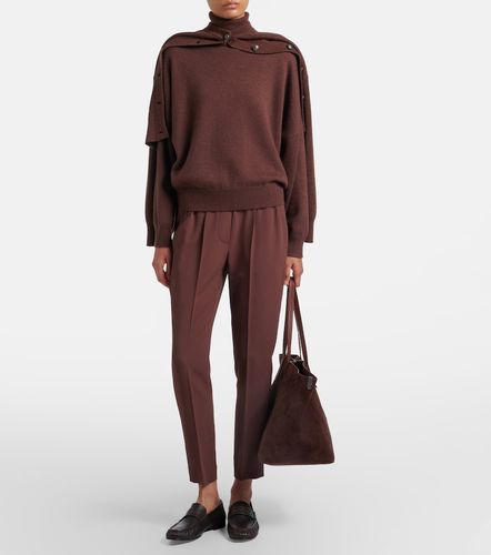 Pantaloni regular in crêpe - Brunello Cucinelli - Modalova