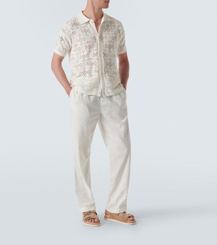 Camisa Raul de croché de algodón - Frescobol Carioca - Modalova