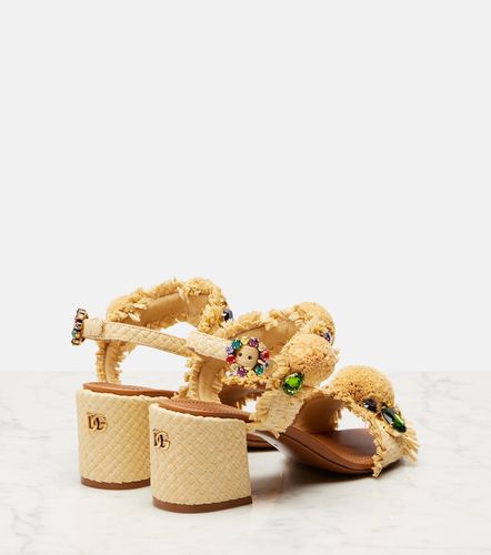 Dolce&Gabbana Sandali con pietre - Dolce&Gabbana - Modalova