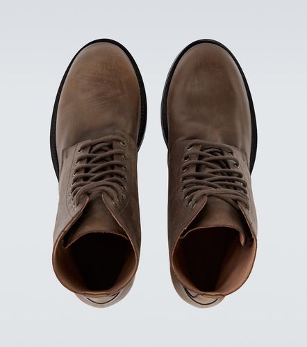Botas de piel con efecto desgastado - The Row - Modalova