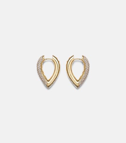Drop Link Medium 18kt earrings with diamonds - Engelbert - Modalova
