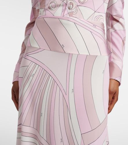 Falda larga Iride de jersey de satén - Pucci - Modalova