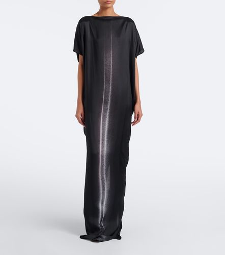 Dagger printed satin maxi dress - Rick Owens - Modalova