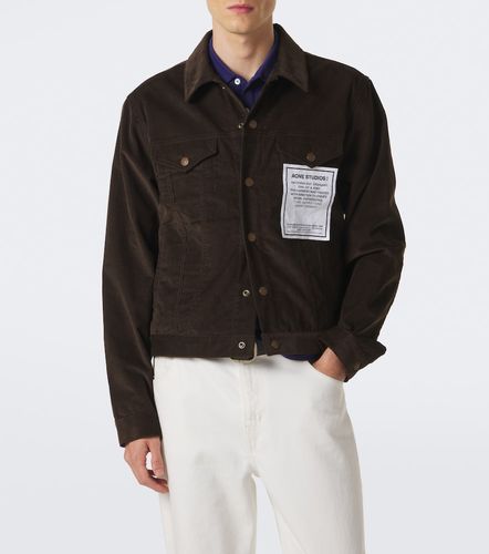 Giacca in velluto a coste con patch - Acne Studios - Modalova
