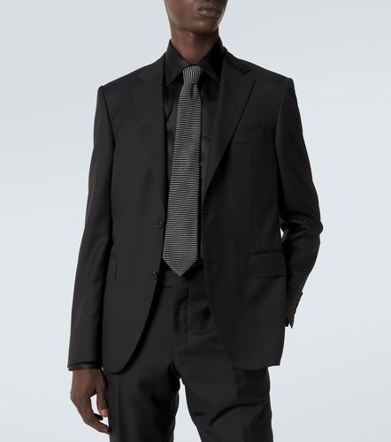 Corbata de seda a rayas - Giorgio Armani - Modalova
