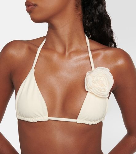 Top de bikini triangular con apliques - Same - Modalova