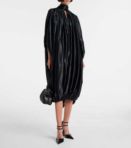 Ferragamo Abito midi in raso - Ferragamo - Modalova