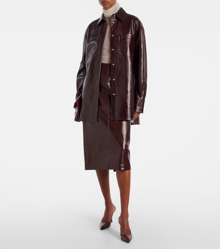 Sportmax Borel leather overshirt - Sportmax - Modalova