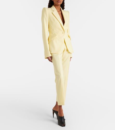 McQueen Pantalones rectos cropped - McQueen - Modalova