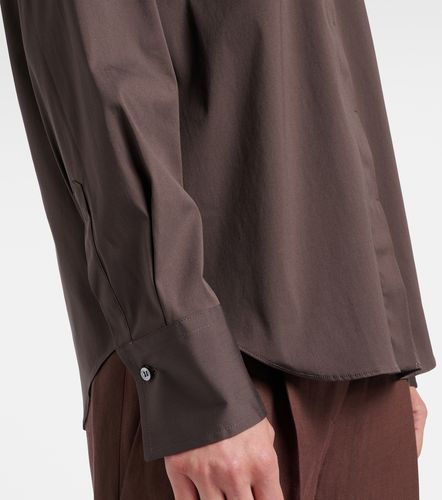 Monili cotton-blend poplin blouse - Brunello Cucinelli - Modalova