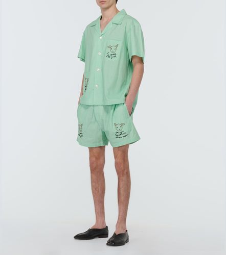 Shorts See You At The Barn de algodón - Bode - Modalova
