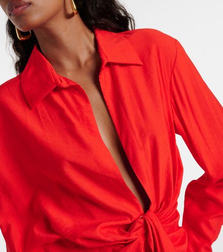 Vestido camisero La Robe Bahia drapeado - Jacquemus - Modalova