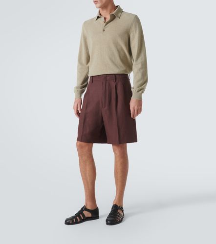 Joetsu linen Bermuda shorts - Loro Piana - Modalova
