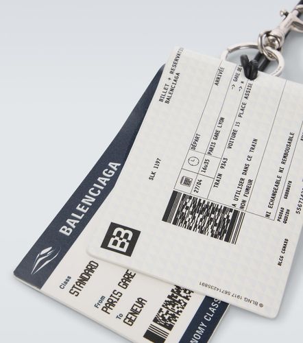 Balenciaga Train Ticket keychain - Balenciaga - Modalova