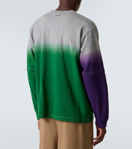 Sacai Sudadera de algodón teñido - Sacai - Modalova