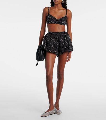 SIR Polka-dot high-rise silk shorts - SIR - Modalova