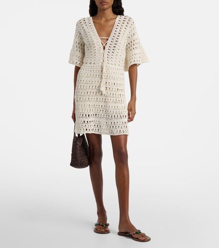 Abito corto in crochet di cotone - Anna Kosturova - Modalova